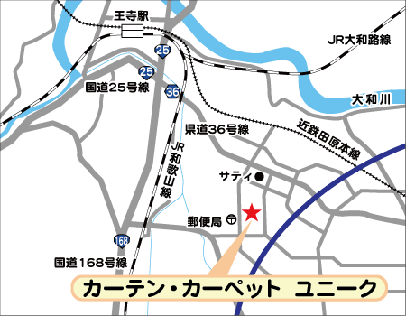 地図：奈良県北葛城郡上牧町片岡台2-2-12